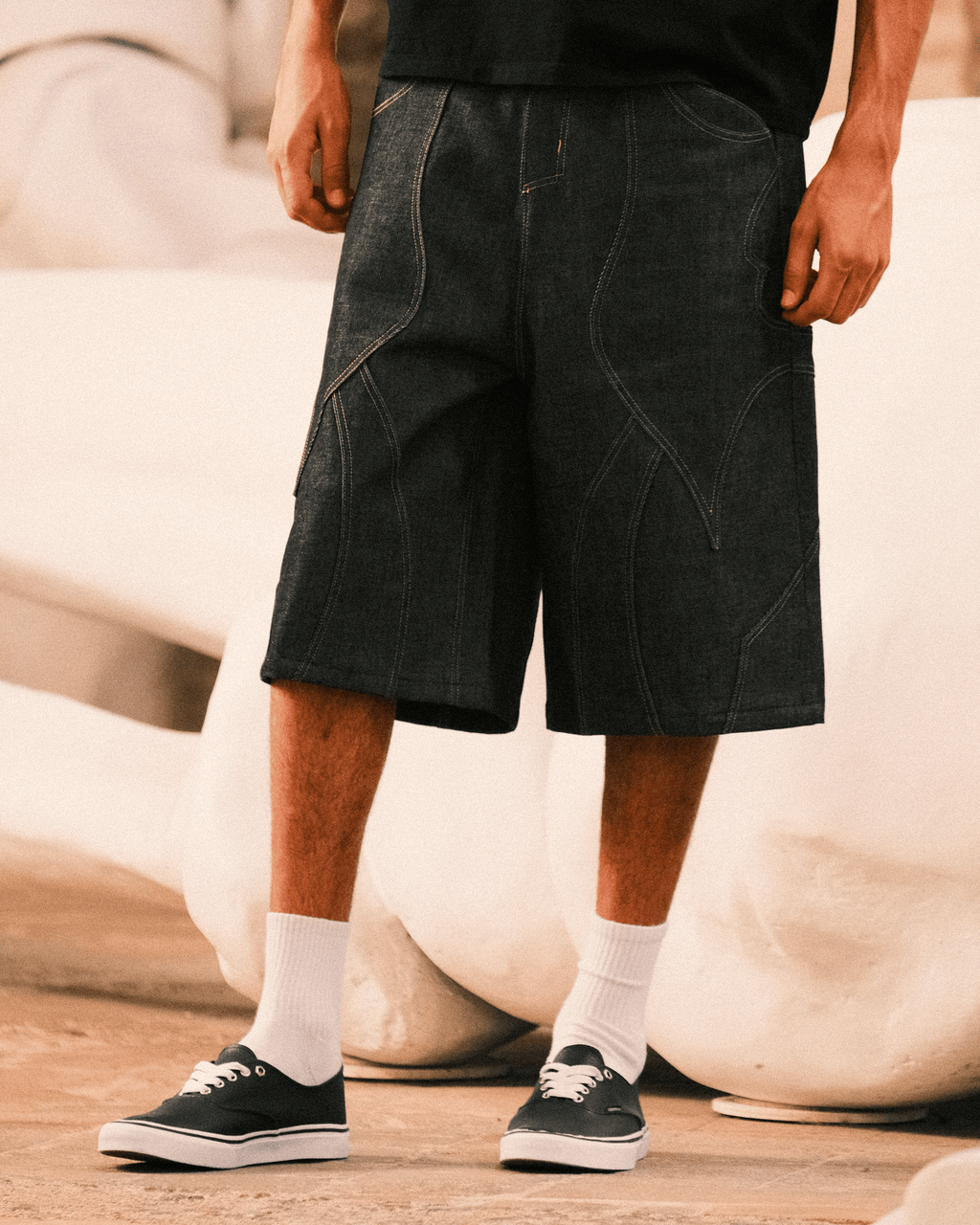 ATARI DENIM SHORTS
